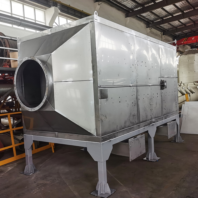 Struchtúr luchtaithe barr agus taobh díluchtaithe 304 bosca asaithe carbóin gníomhachtaithe cruach dhosmálta