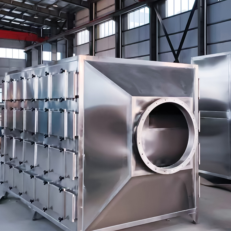 Struchtúr tarraiceán bosca asaithe carbóin gníomhachtaithe 304 cruach dhosmálta