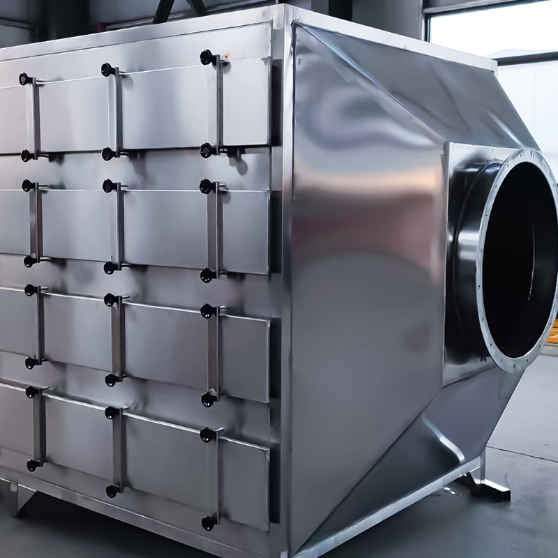 Struchtúr tarraiceán bosca asaithe carbóin gníomhachtaithe 304 cruach dhosmálta