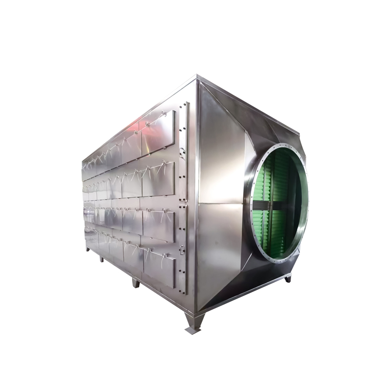 Struchtúr tarraiceán bosca asaithe carbóin gníomhachtaithe 304 cruach dhosmálta